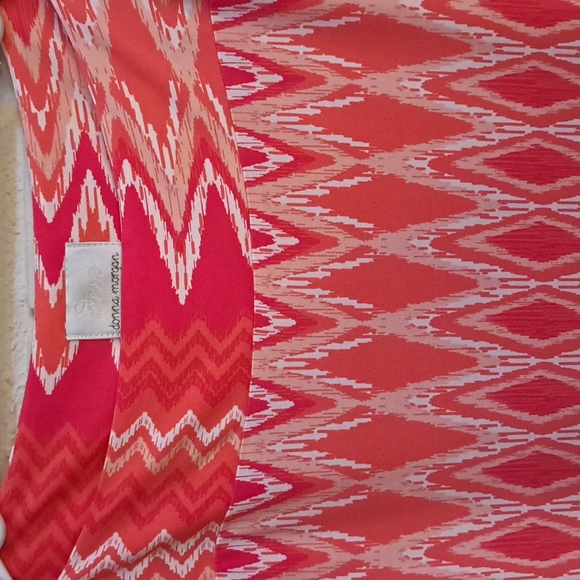 Donna Morgan Beautiful Vibrant 3/4 Sleeve Midi Dress. NWOT - Picture 9 of 9